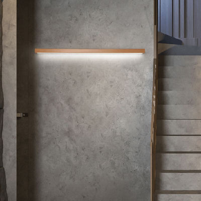 Muto Linear Mirror Wooden Front Vanity Wall Lamp Bedroom - Neutral Decor
