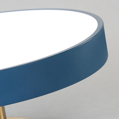 Aria Nordic Minimalist Round Flush Mount Ceiling Light - Neutral Decor
