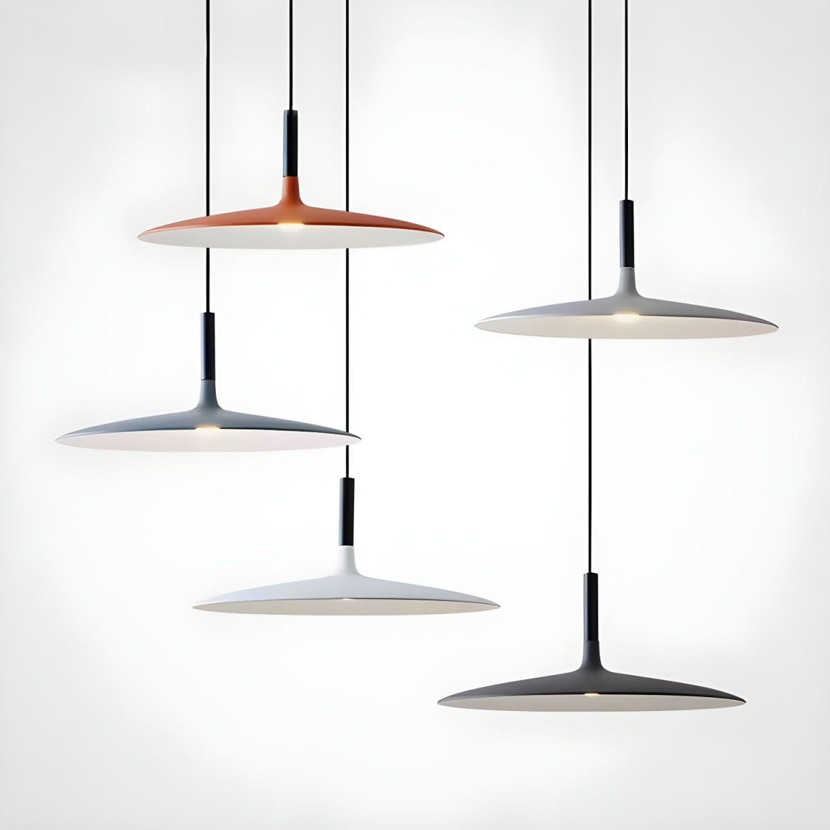 Ardinena Pendant Lamp Aluminum Flat Disc