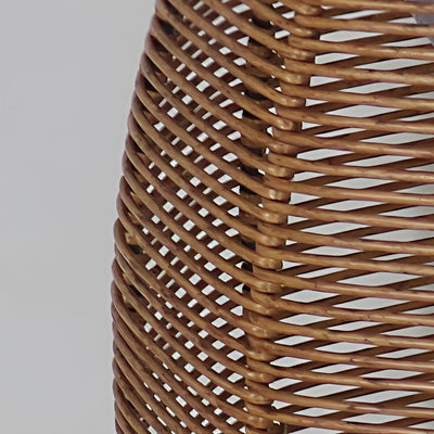 Thora LED Portable Modern Rattan Outdoor Floor Lamp