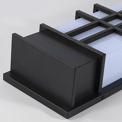 Loisa Retro Rectangular LED Traditional Outdoor Wall Lamp