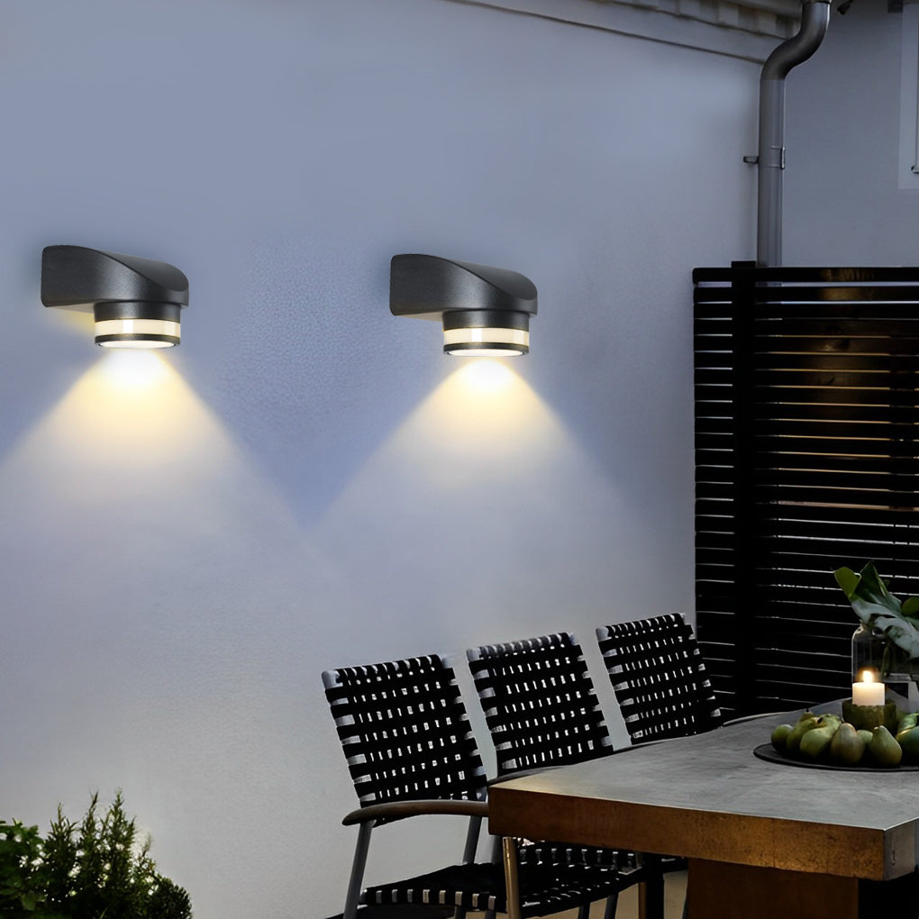 Wiona Round LED Aluminum Outdoor Wall Washer Lights
