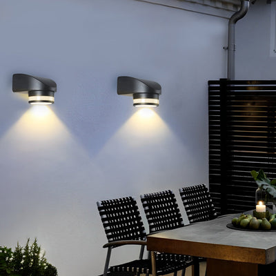 Wiona Round LED Aluminum Outdoor Wall Washer Lights