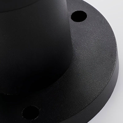 Juli Round LED Modern Aluminum Outdoor Fence Post Pillar Lamp