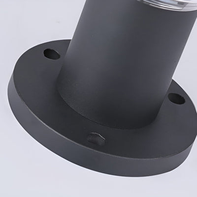 Jasper Circular Control Fence Aluminum Outdoor Post Lights
