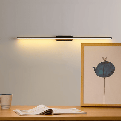 Qirma Black Slim Linear Minimalist Wall Lamp