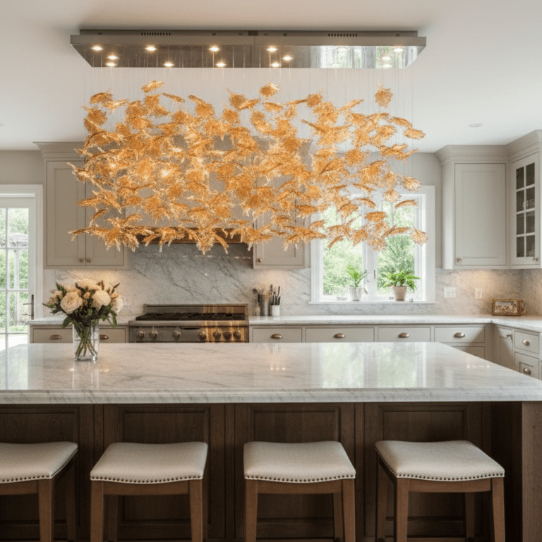 Maple Canopy Crystal Chandelier