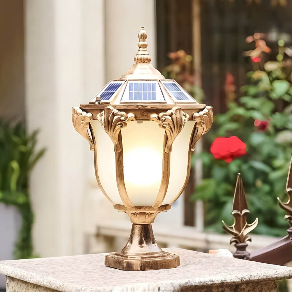 Eagled Classic Aluminum Outdoor Pier-Mount Post Light