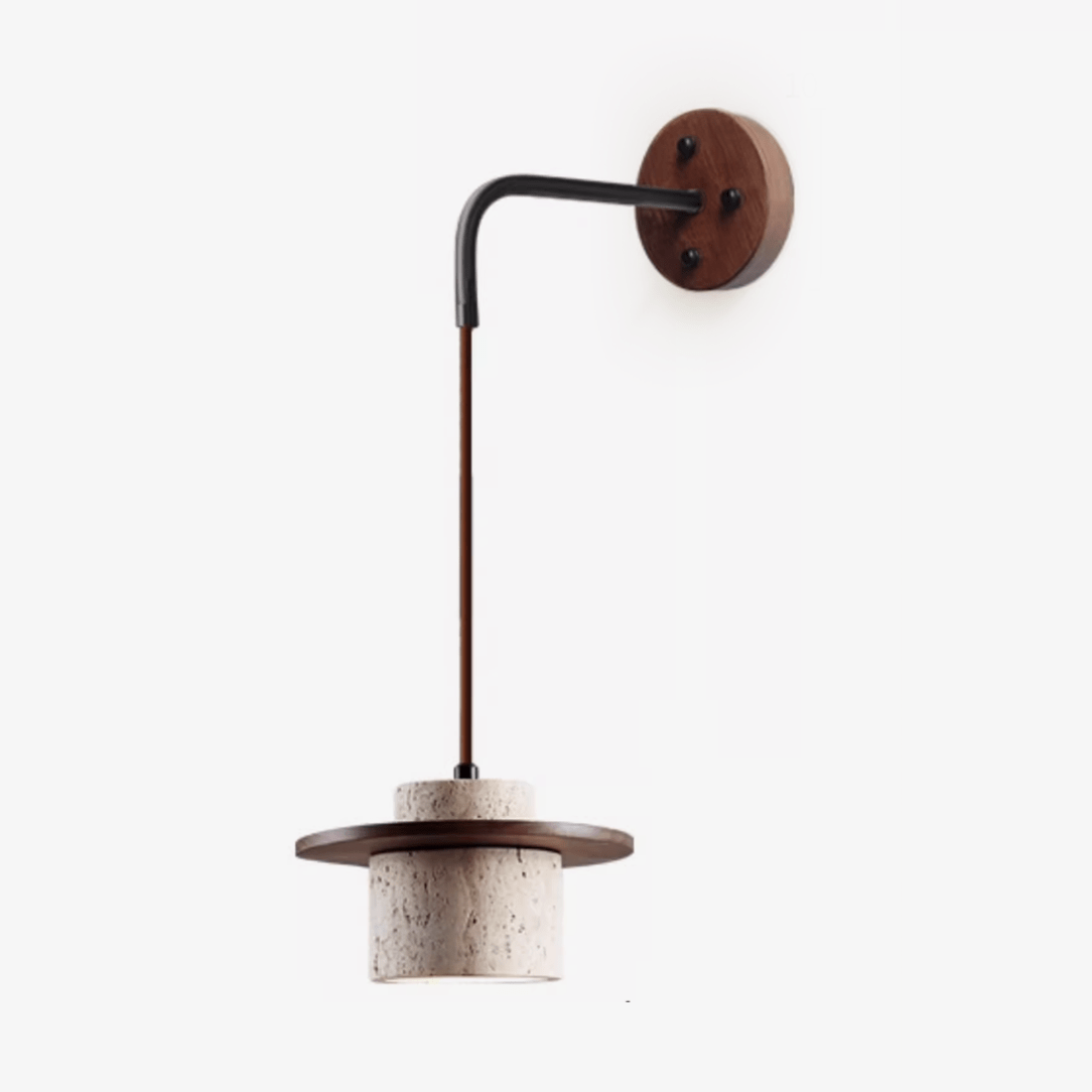 Neririse Cylindrical Stone Sconce