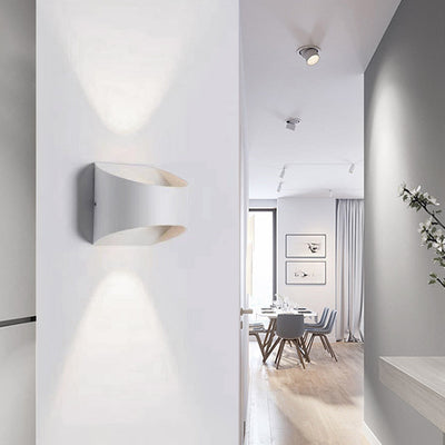 Audey Unique LED Modern Aluminum Outdoor Wall Lights