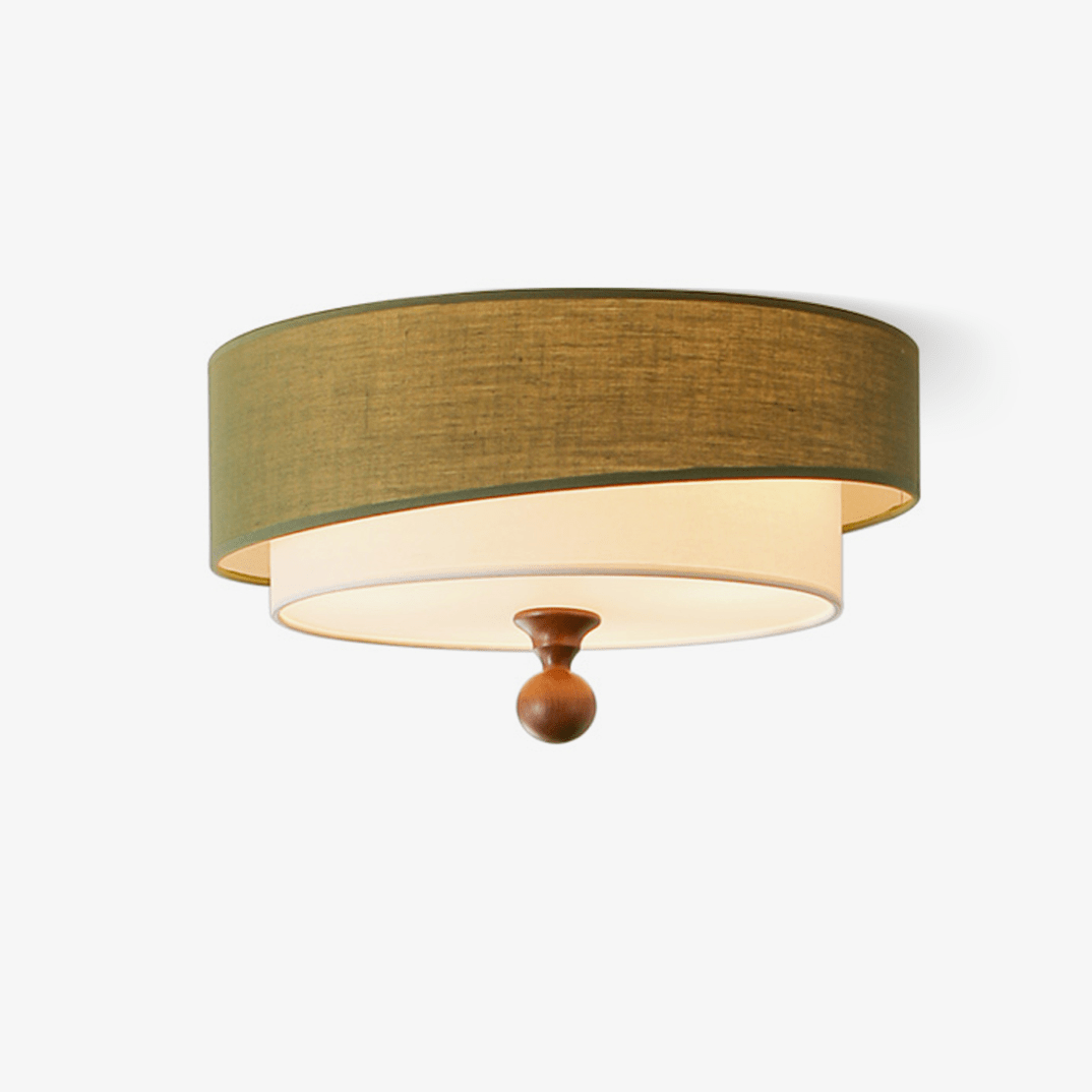 Serelira Dovemont Layered Fabric Ceiling Light