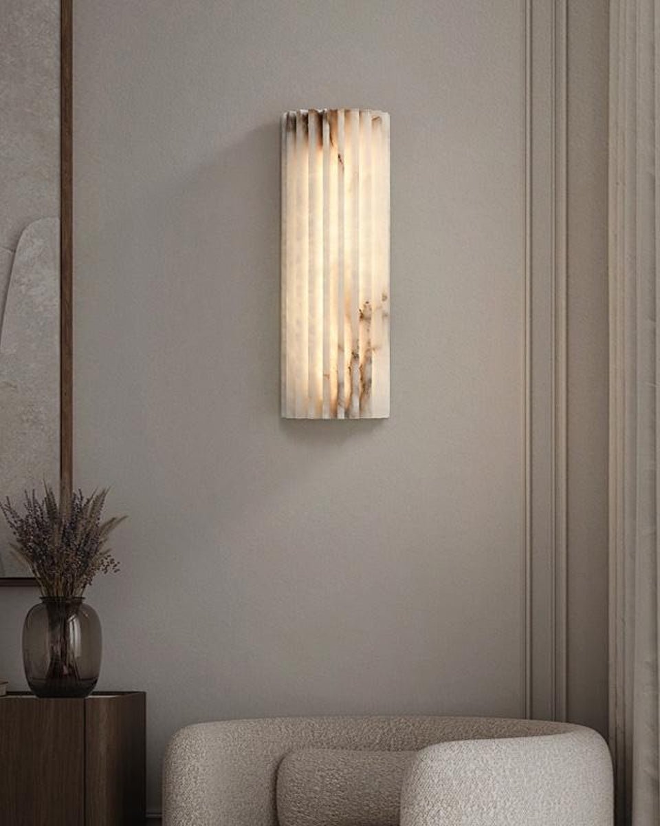 Willowfield Alabaster Indoor Wall Light