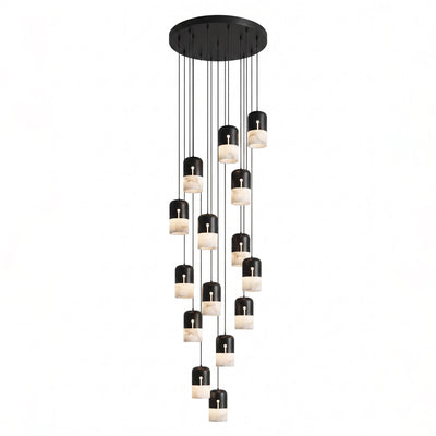 Silas Alabaster Duotone Capsule Pendant Lamp