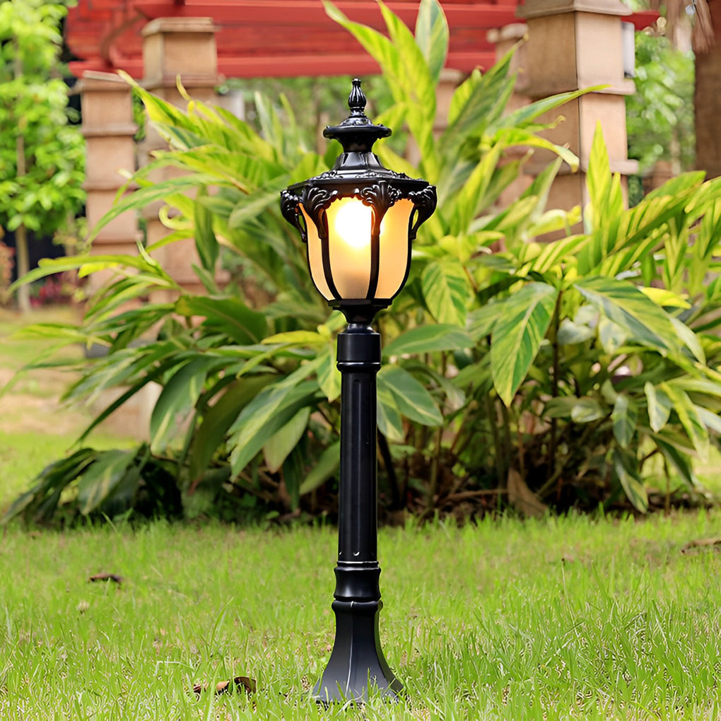 Iagine Traditional European LED Aluminum Outdoor Pathway Post Lamp