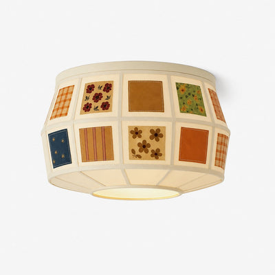 Eulalie Patchwork Quilt Ceiling Light