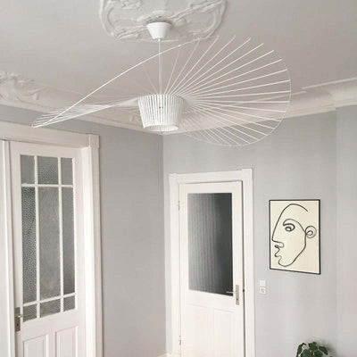 Ritta Modern Flower Fabric Pendant Light - Neutral Decor