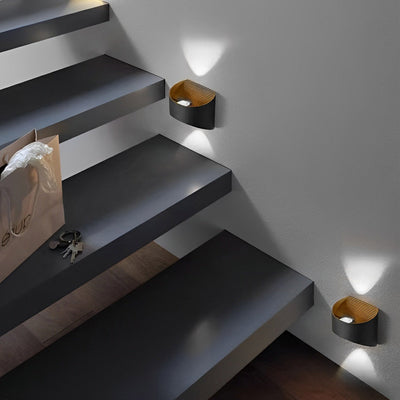 Audey Unique LED Modern Aluminum Outdoor Wall Lights