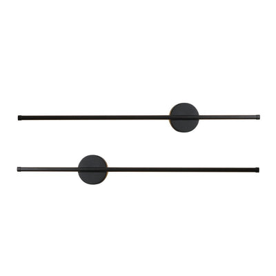 Fral Black Sleek Cordless Rechargeable Wall Lamp