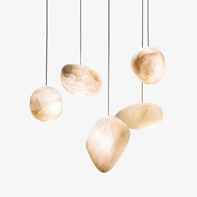 Nivisaya Pebbles Alabaster Pendant Lamp