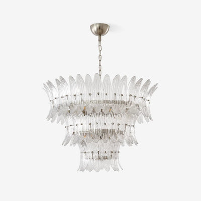 Ismavelle Glass Palmette Chandelier