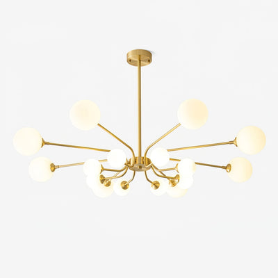 Wace Chandelier Globe Arm Modern