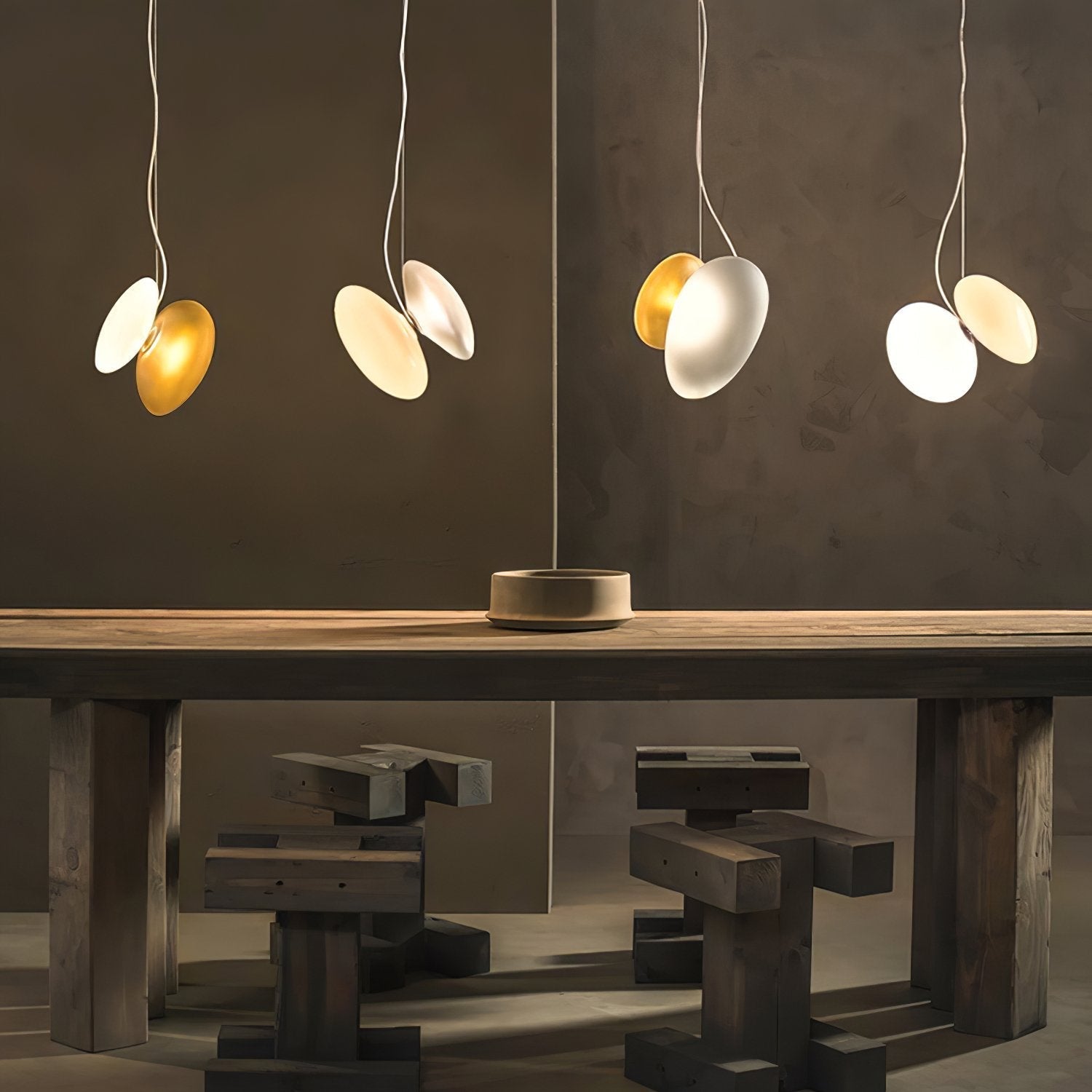 Nivelle Translucent Frosted Glass Pendant Light