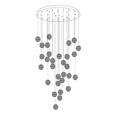 Orbwood Cluster Pendant Light