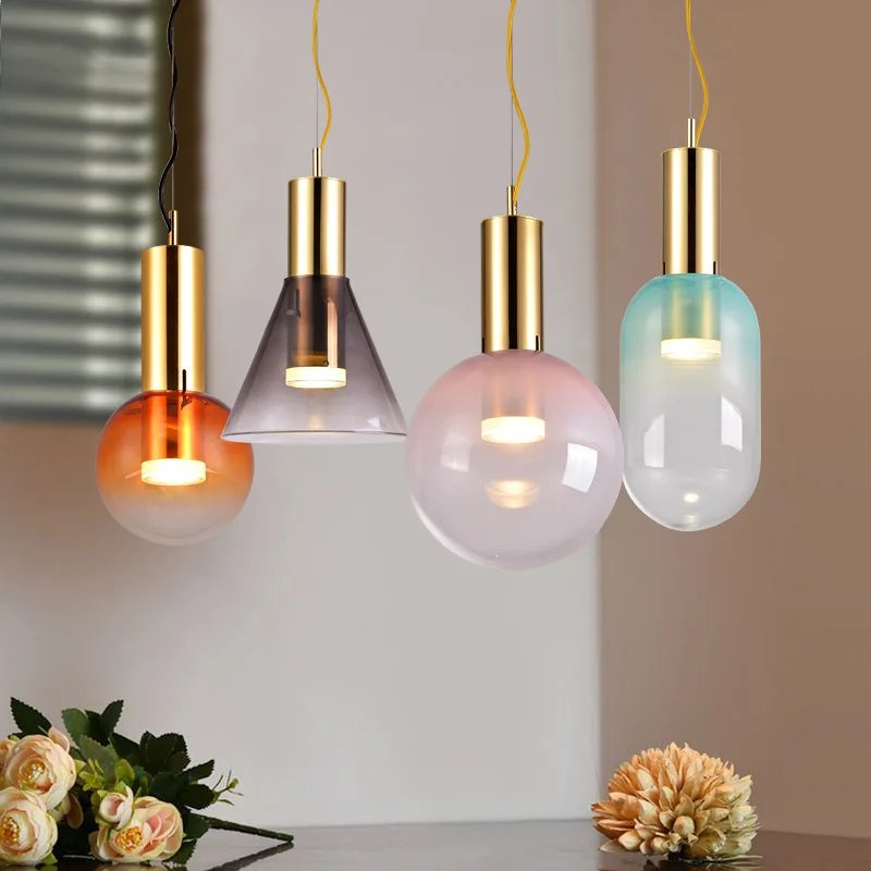 Aeris Minimalist Glass Pendant Lamp
