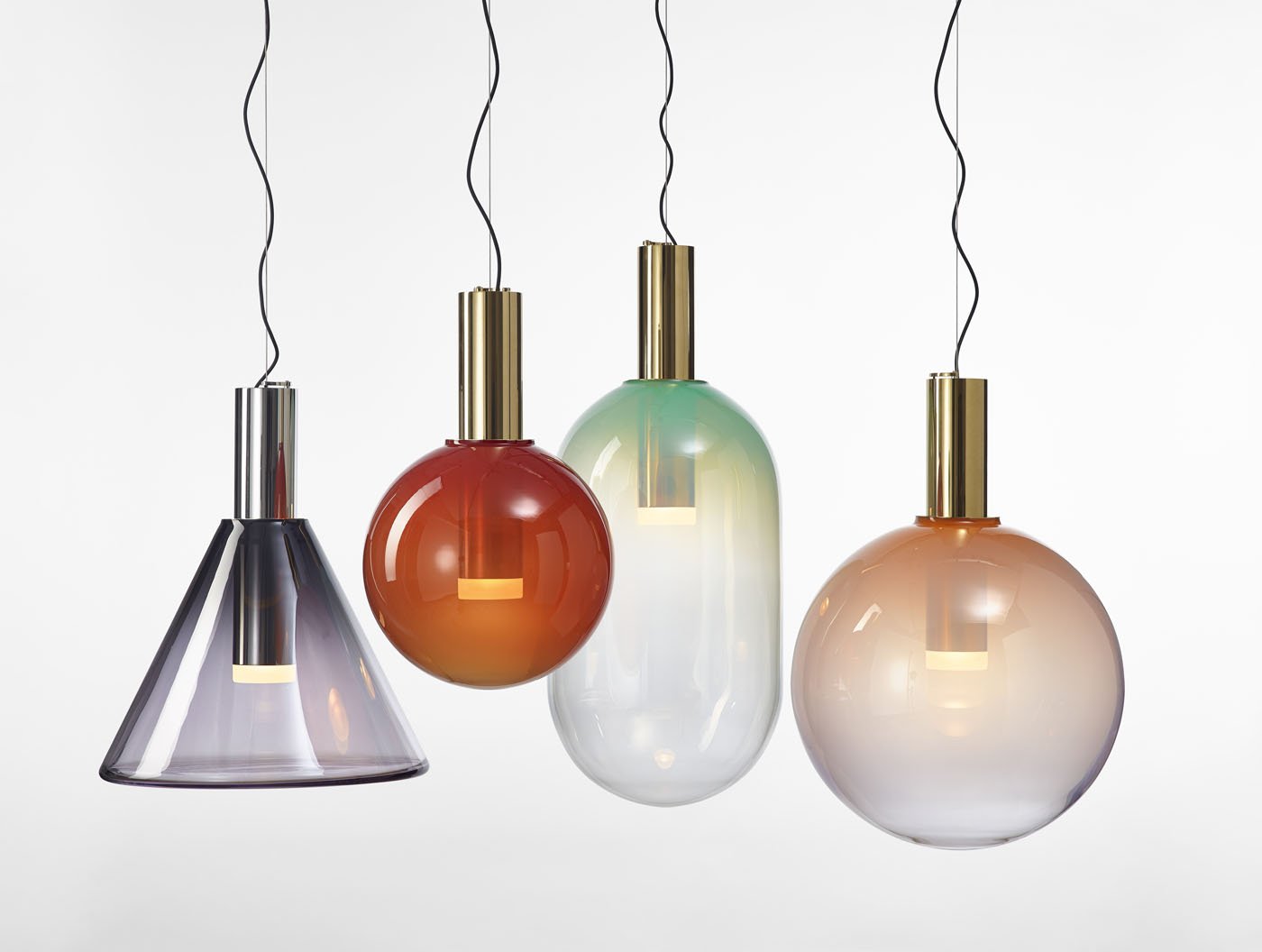 Aeris Minimalist Glass Pendant Lamp