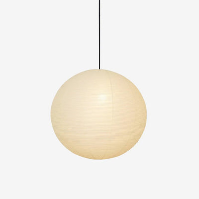 Noveno Pendant Lamp Bamboo Washi Paper Round