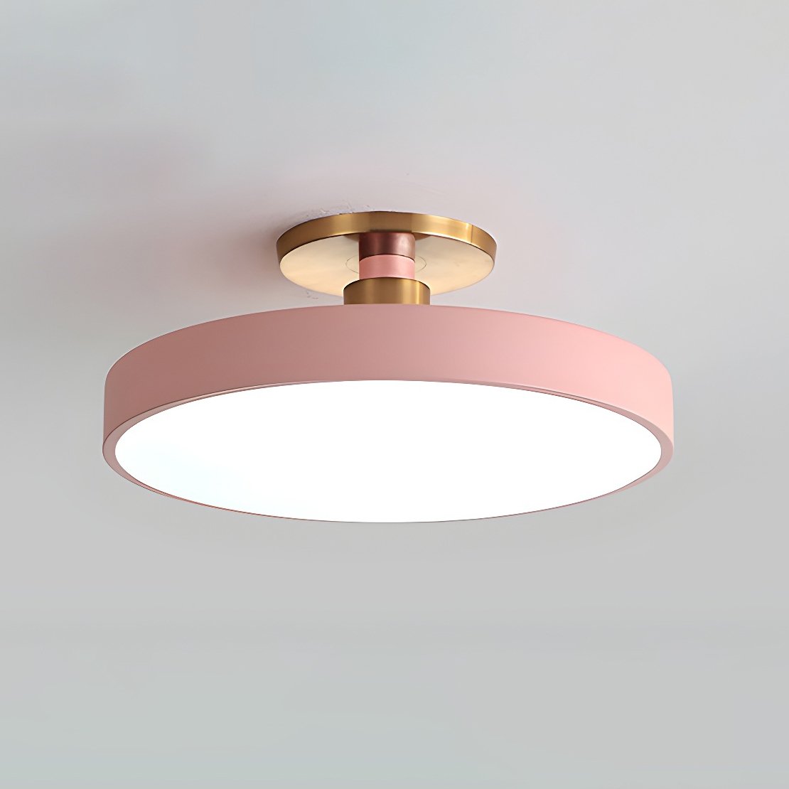 Aria Nordic Minimalist Round Flush Mount Ceiling Light - Neutral Decor