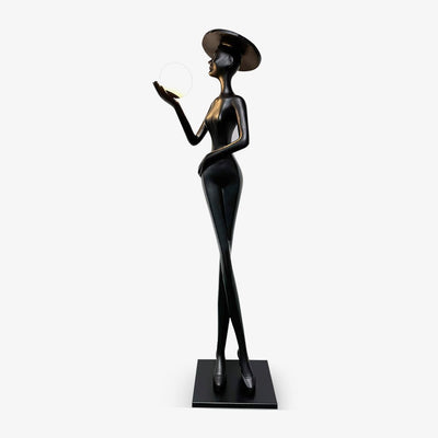 Zevinen Elegant Black Floor Lamp