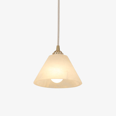 Alberise Minimalist Alabaster Pendant Light