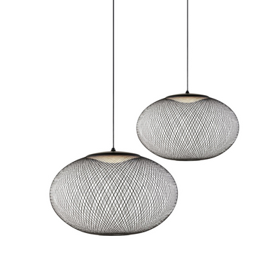 Orelenira Pendant Lamp Metallic Mesh Black