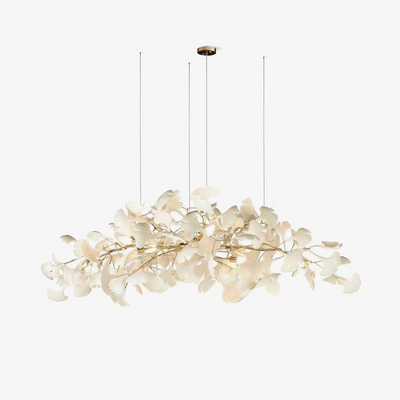 Oriiselle Chandelier Ceramic Gingko Petal Gold