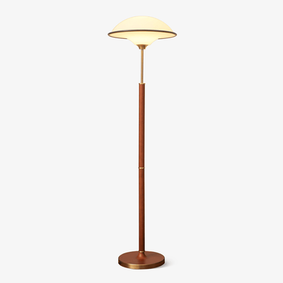 Astralis Wood Art Deco Floor Lamp