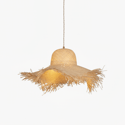 Vocan Rattan Vintage Pendant Light