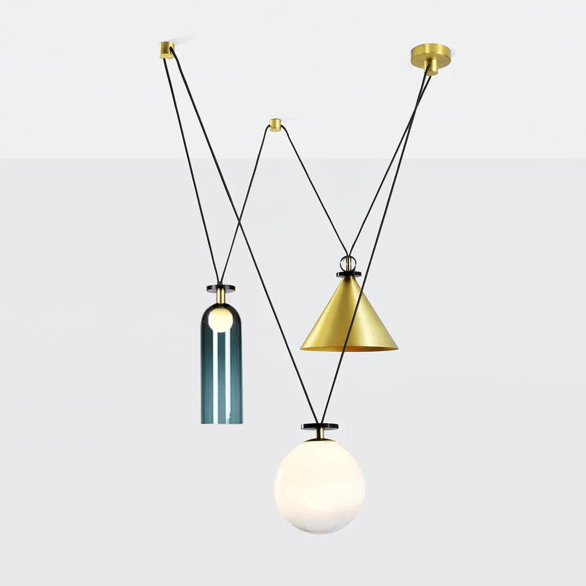 Cirorira Chandelier Geometric Shape Art