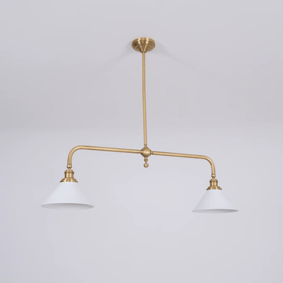 Duet Ceramic Classic Pendant Light - Neutral Decor