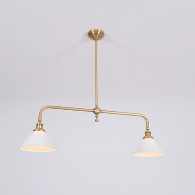 Duet Ceramic Classic Pendant Light - Neutral Decor