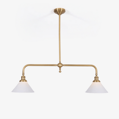 Duet Ceramic Classic Pendant Light - Neutral Decor