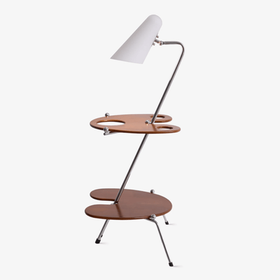 Vaughn Modern Wood Floor Lamp