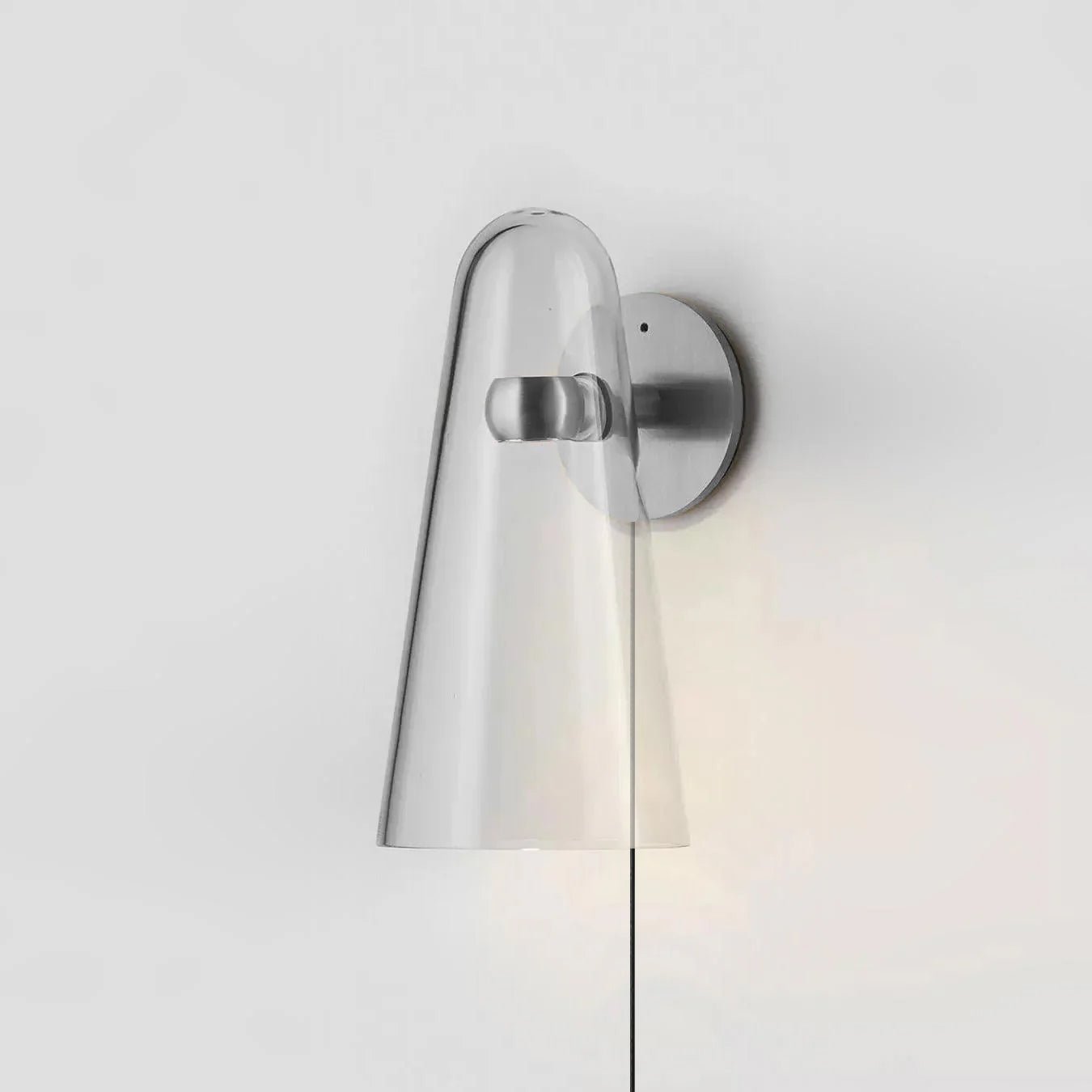 Velivira Conical Glass Wall Light
