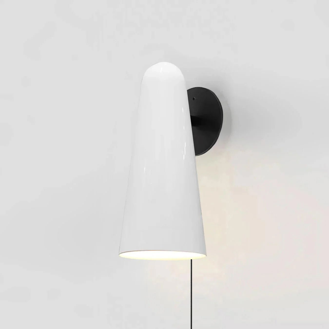 Velivira Conical Glass Wall Light