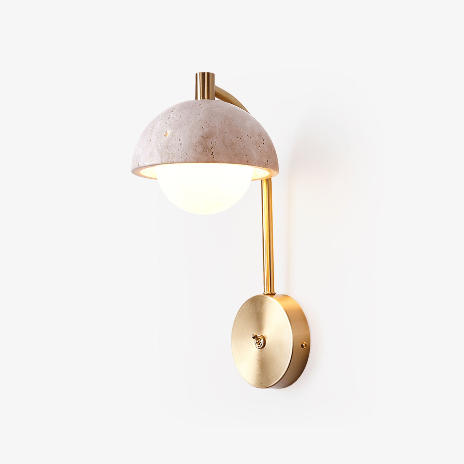 Seraaya Travertine Wall Light