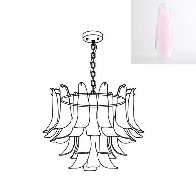 Glyra Amber Bloom Chandelier