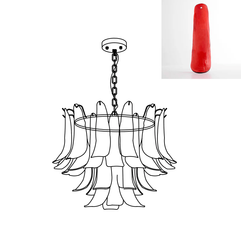 Glyra Amber Bloom Chandelier