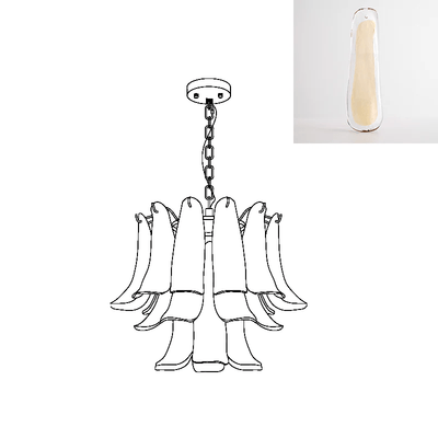 Glyra Amber Bloom Chandelier