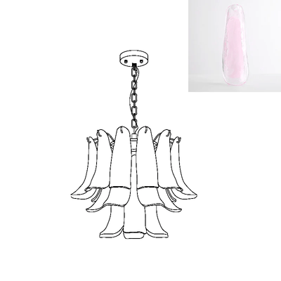 Glyra Amber Bloom Chandelier