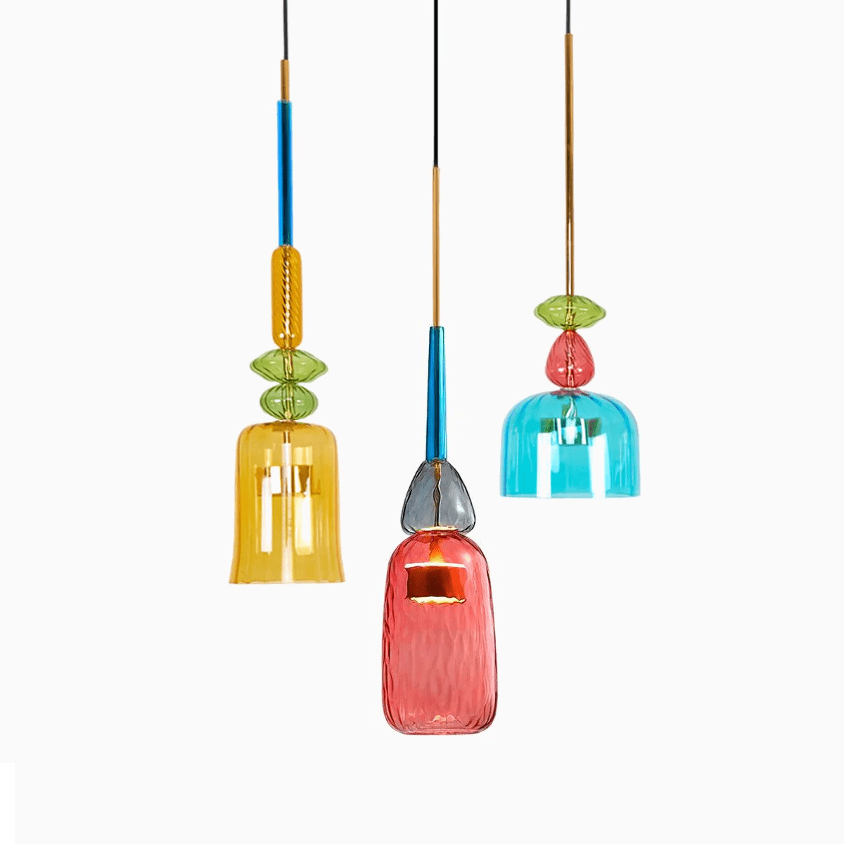 Voshan Bohemian Glass Pendant Lamp